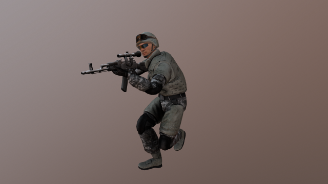 soldier Modèle 3D .c4d .max .obj .3ds .fbx .stl .blend 