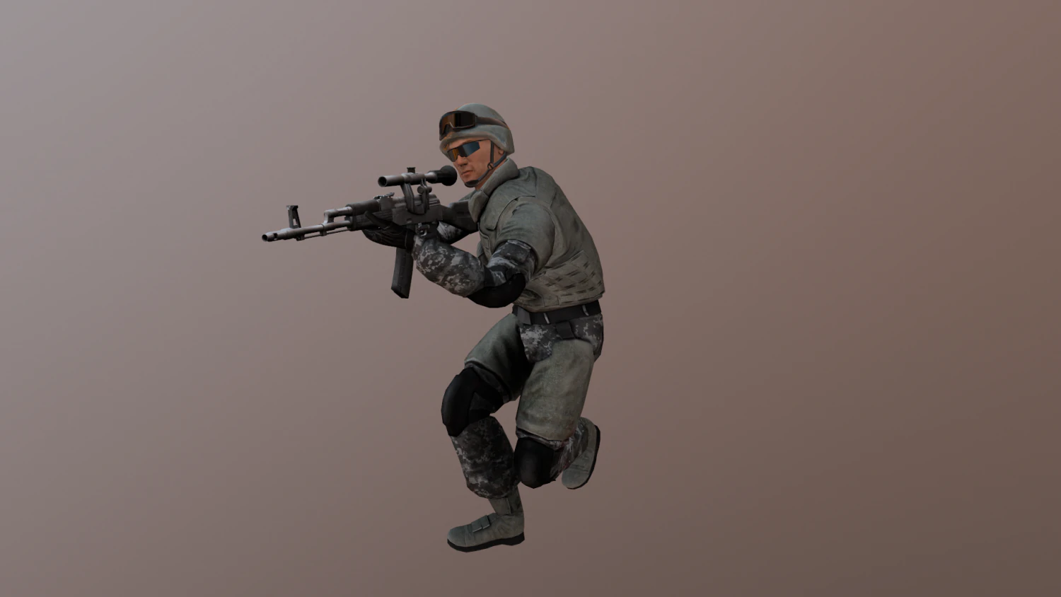 soldier 3D Model .c4d .max .obj .3ds .fbx .stl .blend 