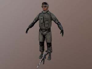 soldier Modèle 3D