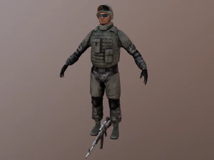 soldier 3D Model