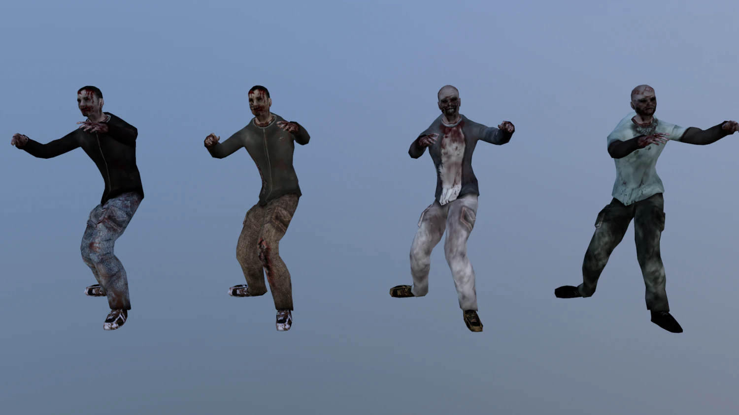 zombie 3D Model .c4d .max .obj .3ds .fbx .stl .blend