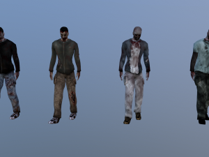 zombie Model 3D