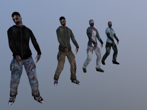 zombie Model 3D