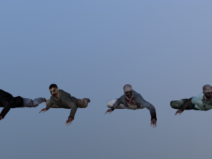 zombie Model 3D