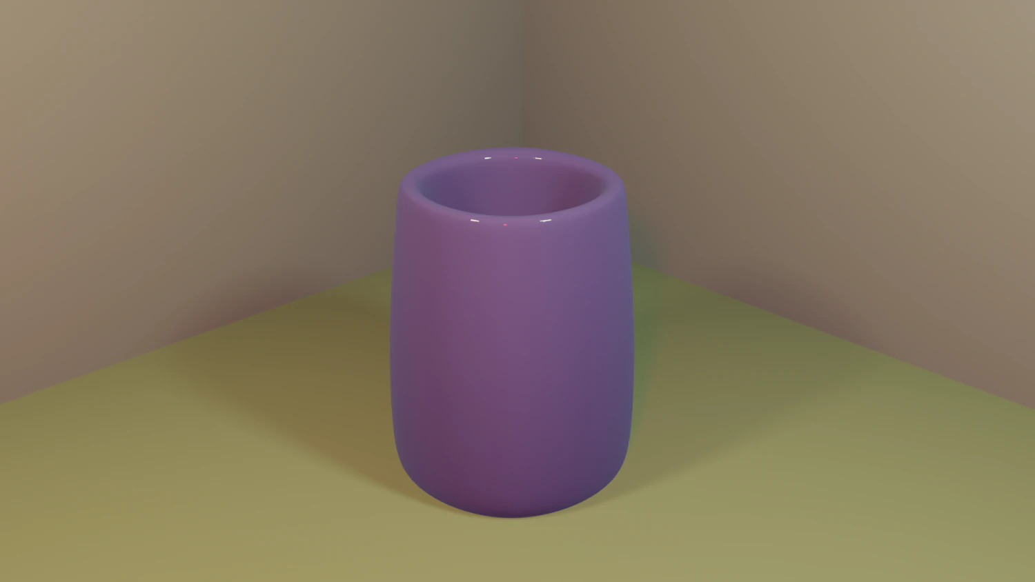 purple cup 3D Model .c4d .max .obj .3ds .fbx .stl .blend 