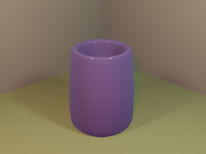 purple cup 3D Model