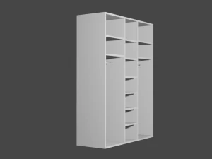 guarda roupa com porta de correr Modelo 3D