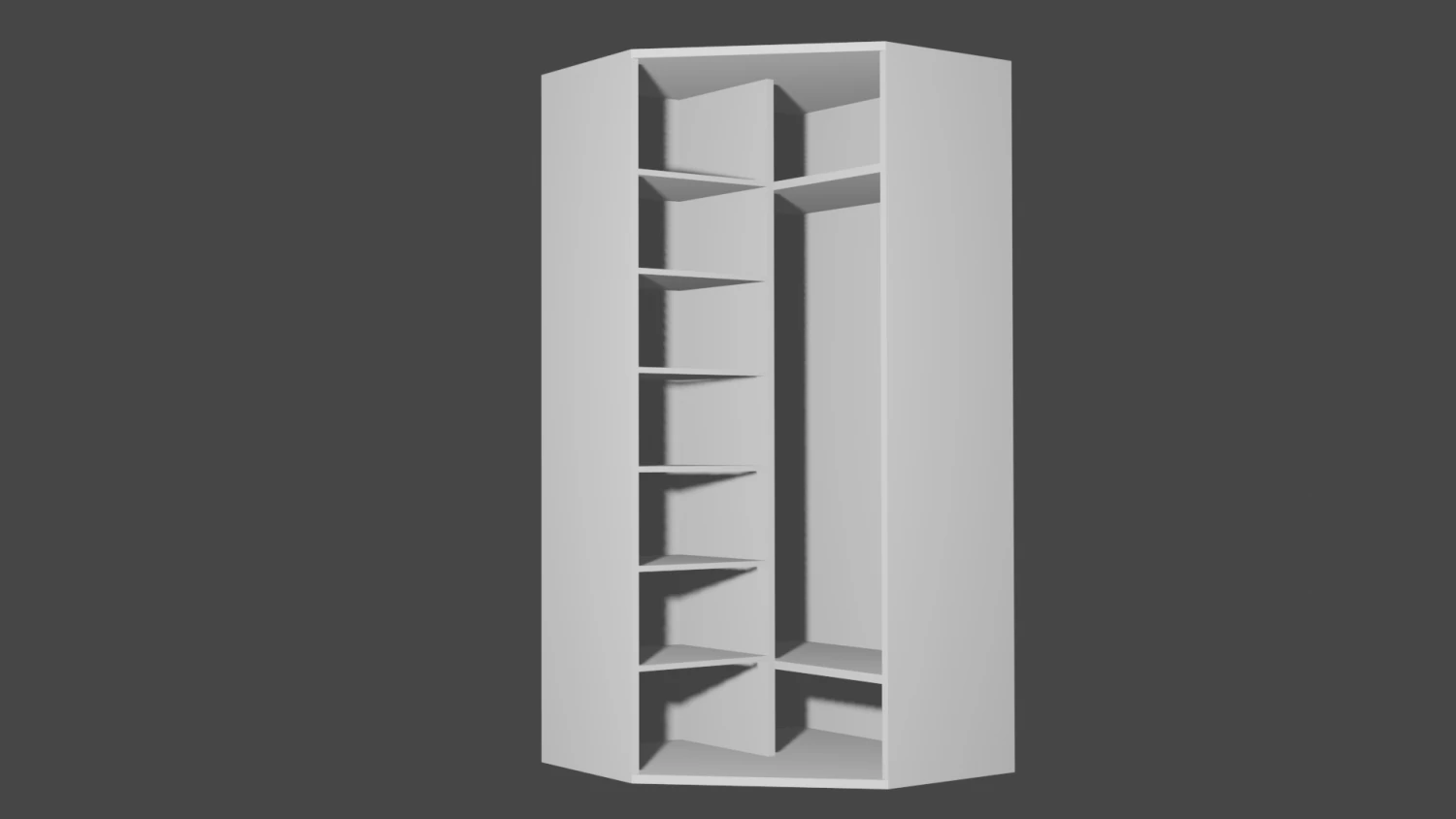 wardrobe 3D Model .c4d .max .obj .3ds .fbx .stl .blend 