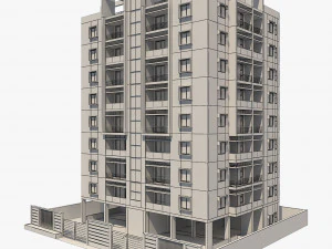 apartment building17 3D Model