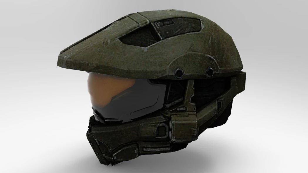 master chief helmet 3D Model .c4d .max .obj .3ds .fbx .stl .blend 