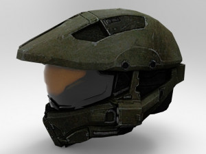 master chief helmet Model 3D