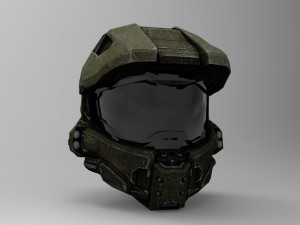 master chief helmet 3D Model