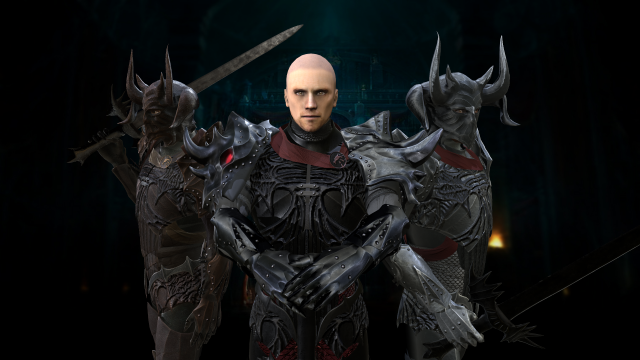 dragon knight 3D मॉडल .c4d .max .obj .3ds .fbx .stl .blend 