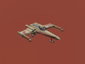 x-wing 3D Model