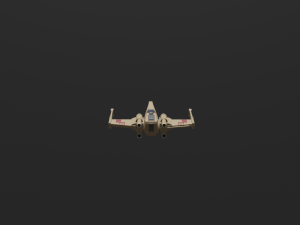 x-wing 3D मॉडल