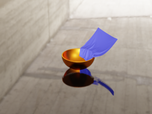 bowl and cloth 3D Модель