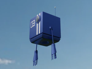 robot terbang Model 3D