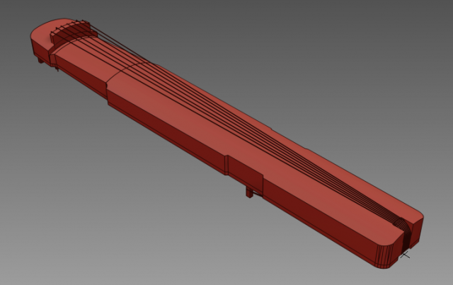 guqin Modello 3D .c4d .max .obj .3ds .fbx .stl .blend 