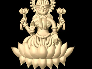 laxmi indian godess 3D Model