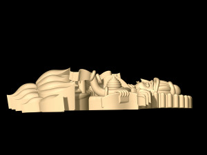 laxmi indian godess 3D Modell