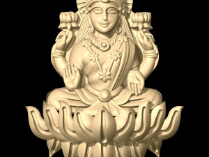laxmi jewelry pendant 3D Model