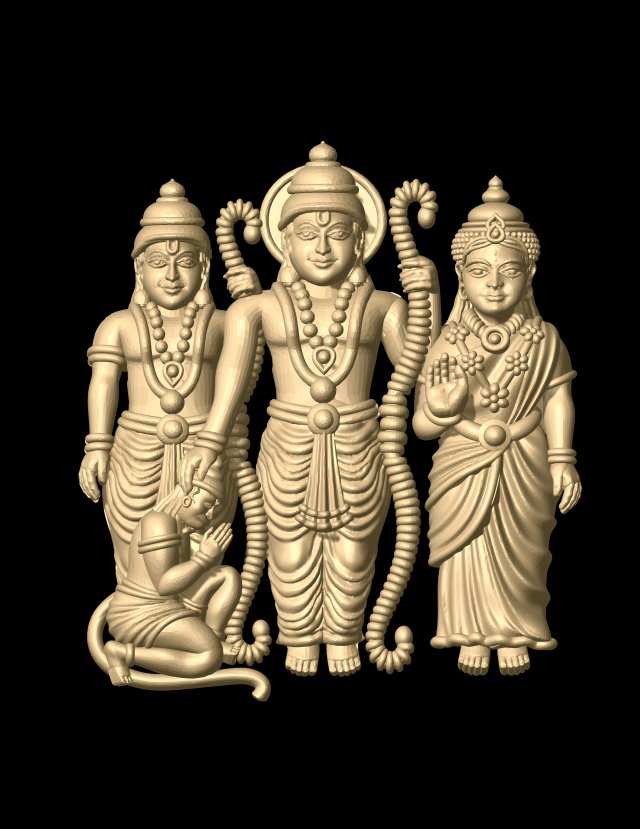 ramparibvar rama family Modello 3D .c4d .max .obj .3ds .fbx .stl .blend 