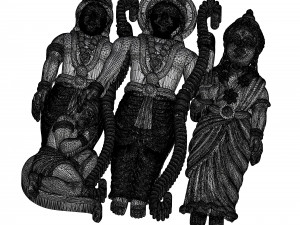 ramparibvar rama family Modello 3D