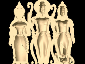ramparibvar rama family Modello 3D