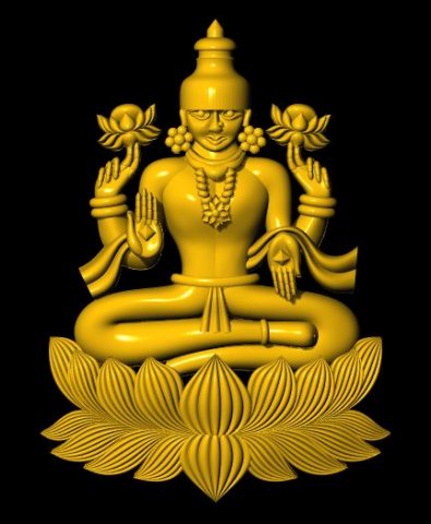 laxmi pendant Modello 3D .c4d .max .obj .3ds .fbx .stl .blend 