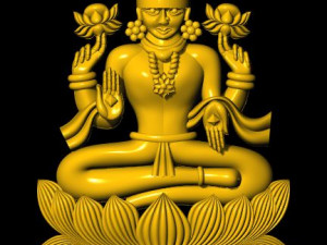 laxmi pendant 3Dモデル