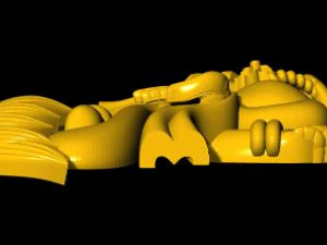 लक्ष्मी पेंडेंट 3D मॉडल