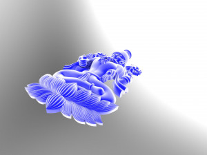 laxmi pendant Modello 3D