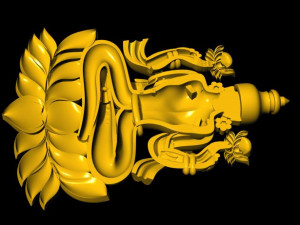 laxmi pendant Modello 3D