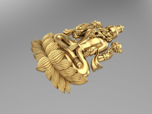laxmi pendant Modello 3D