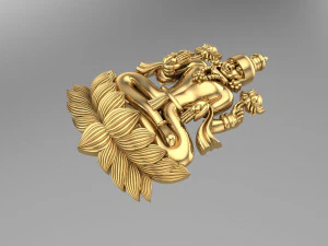 लक्ष्मी पेंडेंट 3D मॉडल