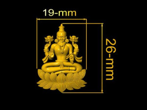 laxmi pendant Modello 3D