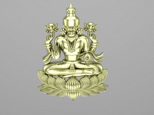 laxmi pendant Modello 3D