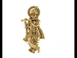 krishna indian god 3D Model