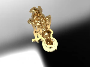 krishna indian god 3D Model