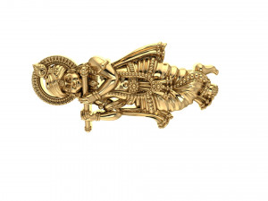 krishna indian god 3D 모델