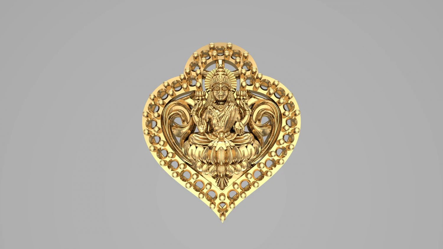 laxmi pendent 3D Model .c4d .max .obj .3ds .fbx .stl .blend