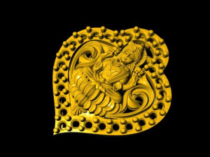 laxmi pendent 3D Model