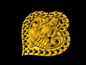 laxmi pendent 3D Model
