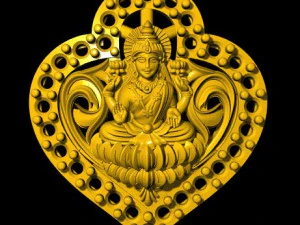 laxmi pendent 3D Model