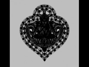 laxmi pendent 3D Model