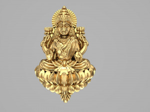 laxmi indian godess 3D Model