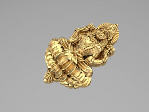 laxmi indian godess 3D Model