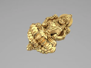 laxmi indian godess 3D Model