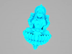 laxmi indian godess 3D Model