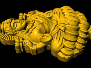 laxmi indian godess 3D Model